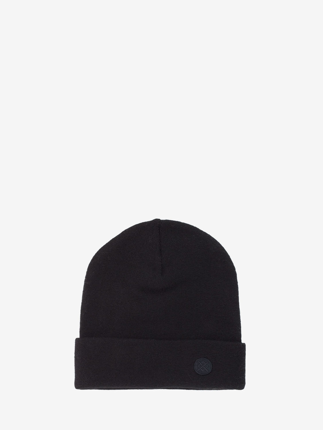 Beanie Kama lana merino nero