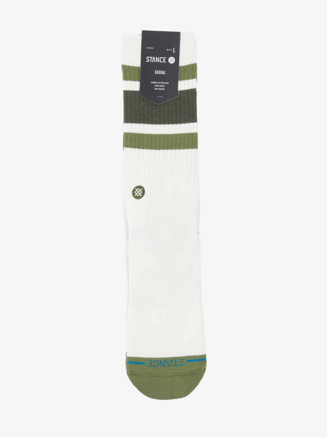 Boyd ST military green casual socks