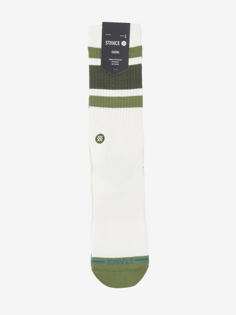 Boyd ST military green casual socks