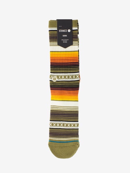 Calzini Curren St Crew Darkgreen Multicolor