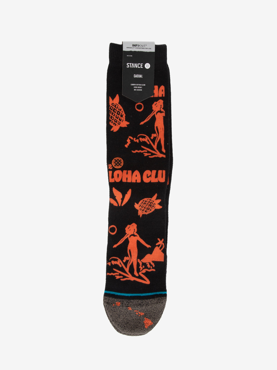 Calzini Live Aloha washed black