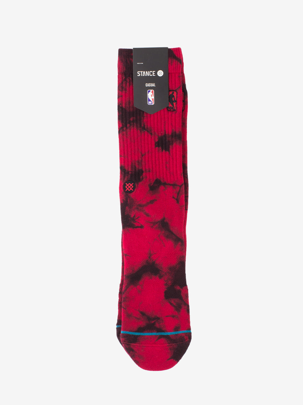 NBA Logoman Dye Red Socks
