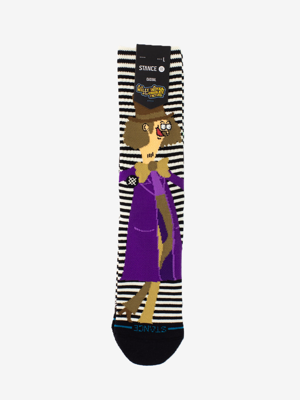 Oompa Loompa socks blackwhite