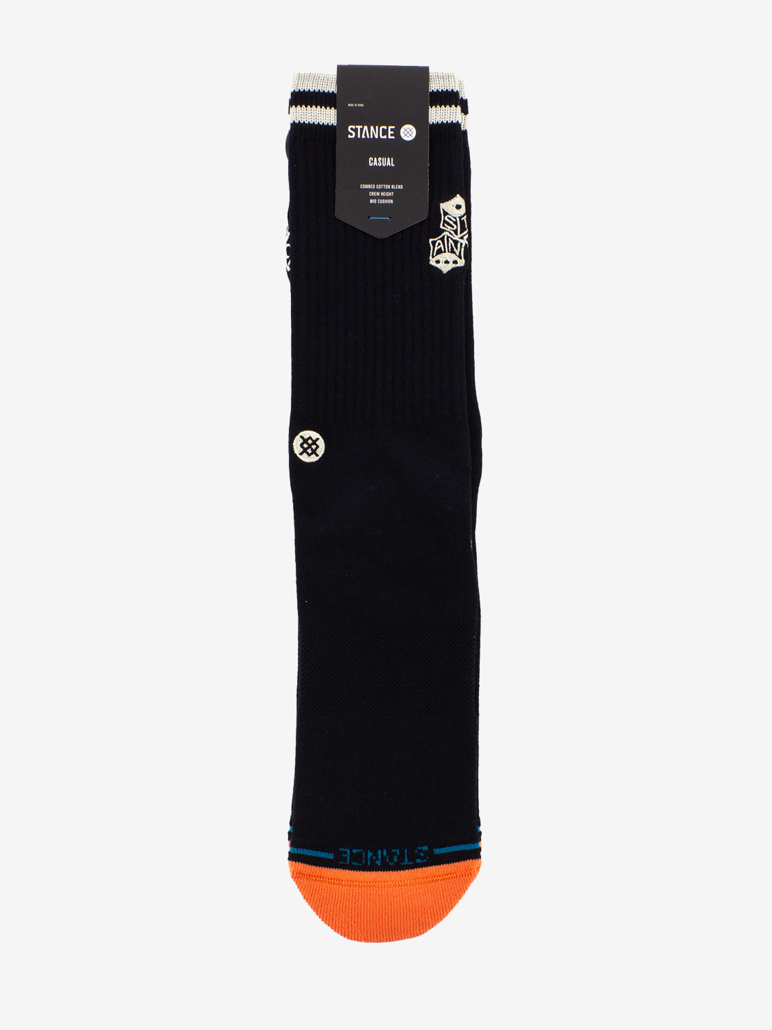 Calzini sock high roller crew black