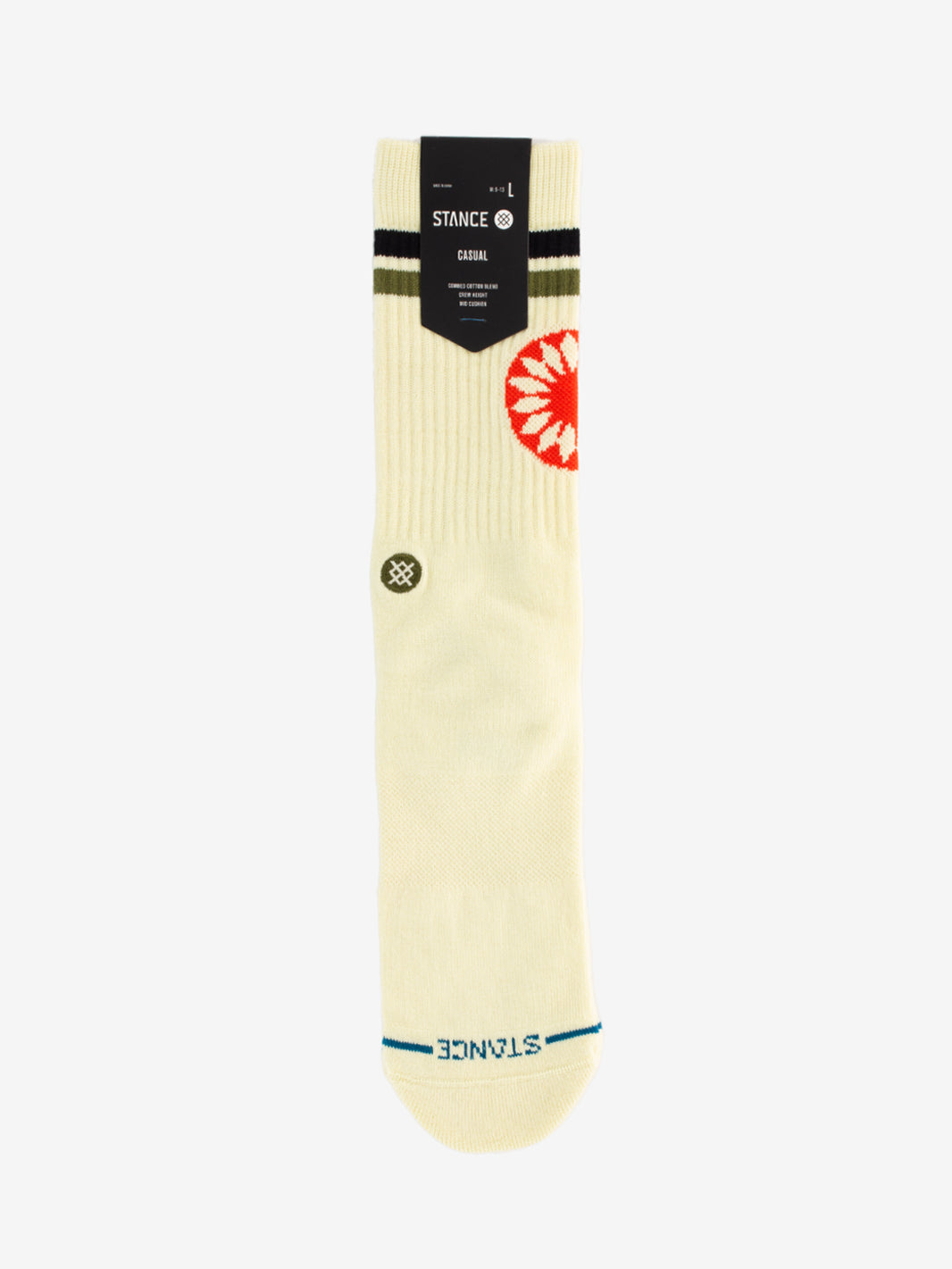 Calzini Sun dial crew cream