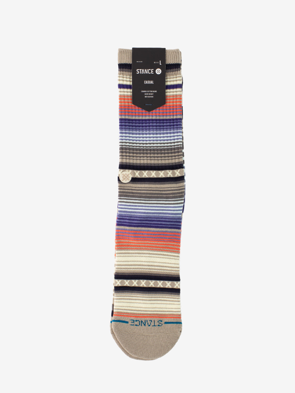 Curren ST crew string gray sock