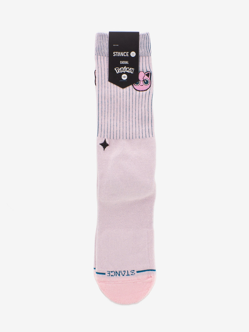 Sock Jigglypuff Crew pink