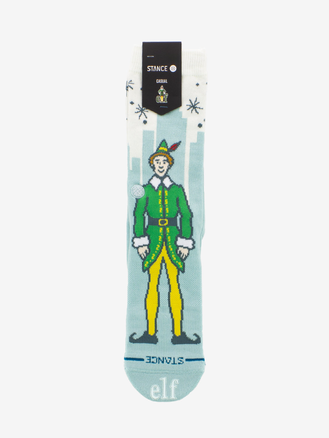 Socks Big City Elf crew iceblue