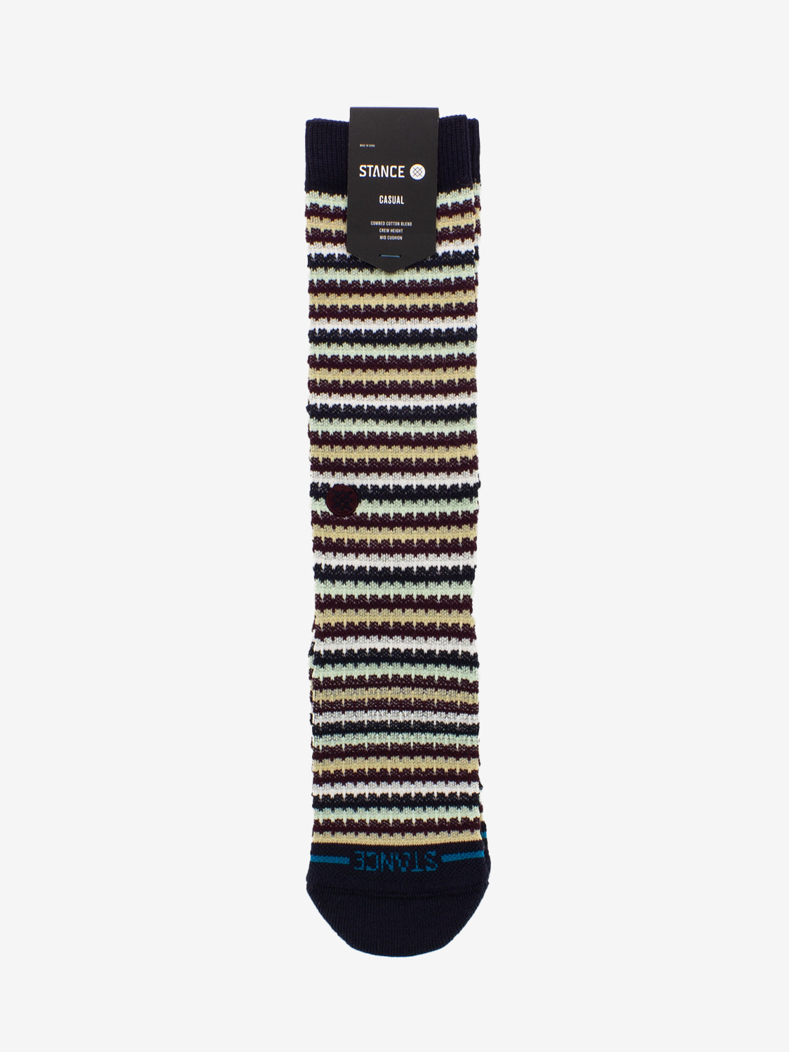 Socks Chiclets waffle knit crew navy