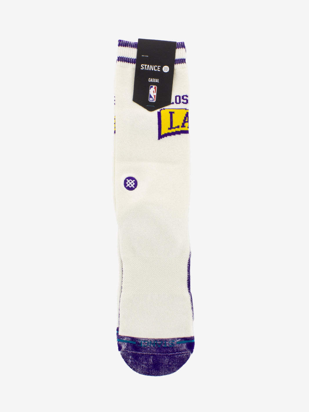 Socks Lakers Victory crew purple