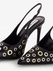 STEVE MADDEN - Slingback Alchemy black / silgld