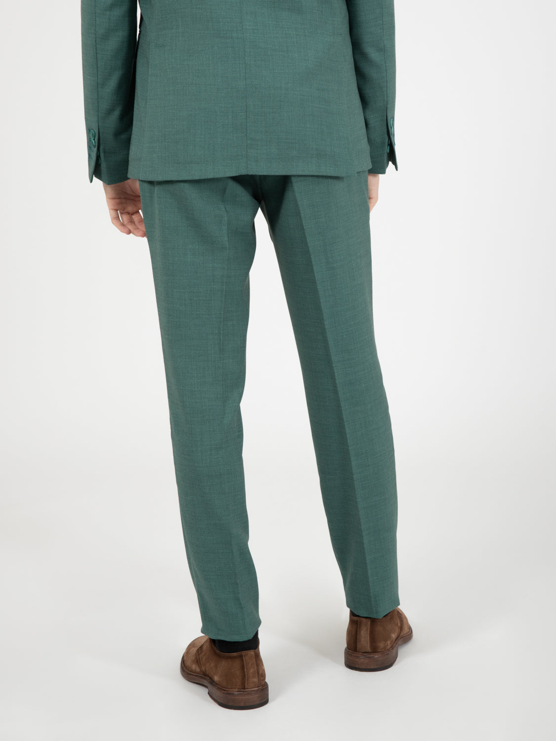 Orange dress unlined green