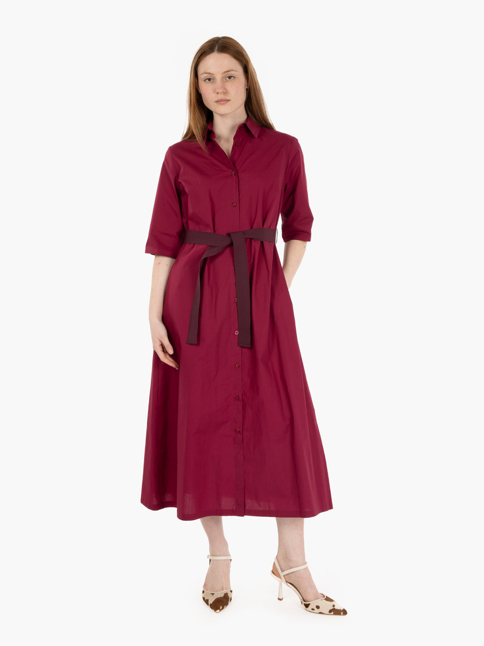 Sangria shirt dress