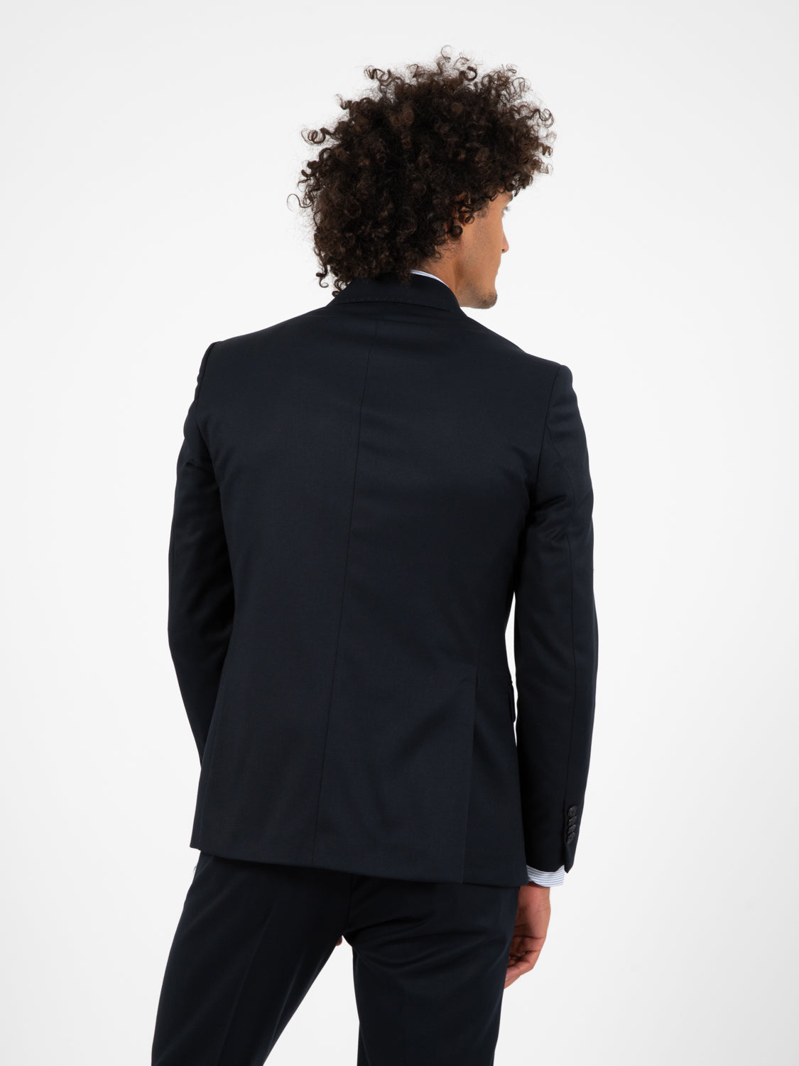 Boss blue double breasted suit