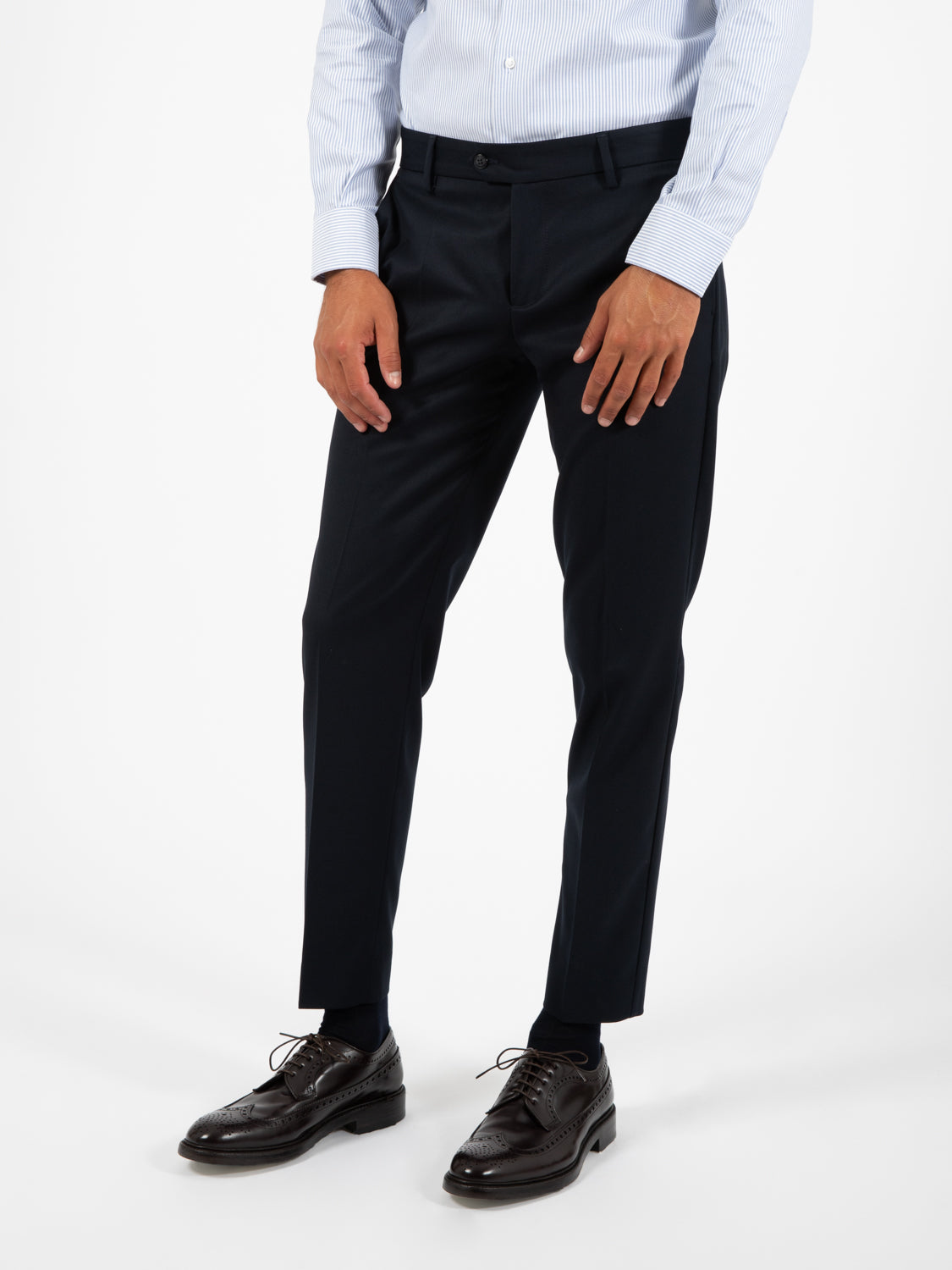 Boss blue double breasted suit