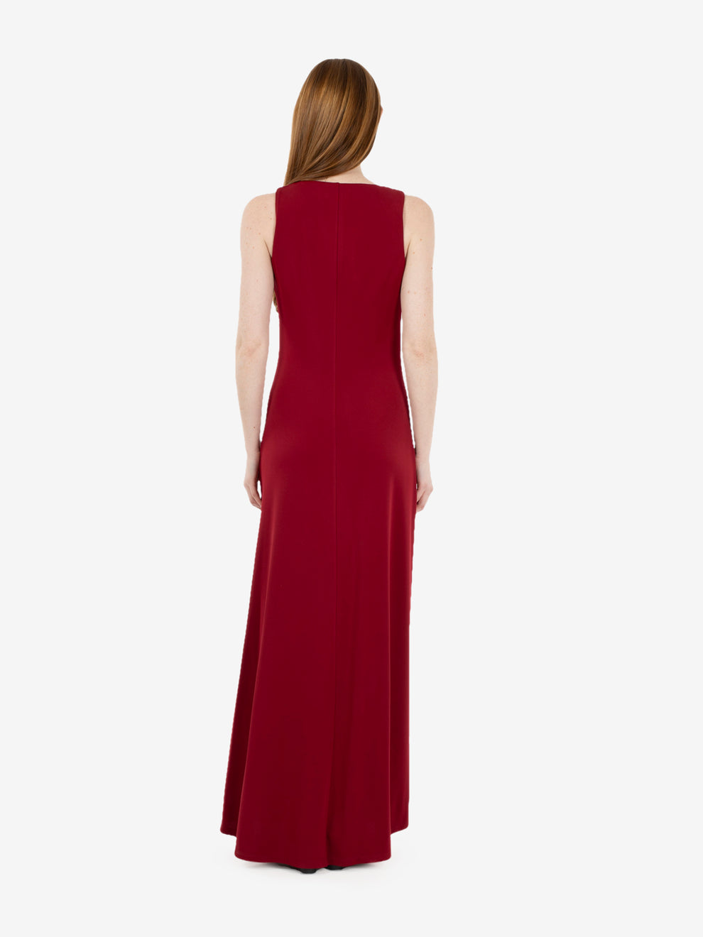 Cherry sleeveless maxi dress