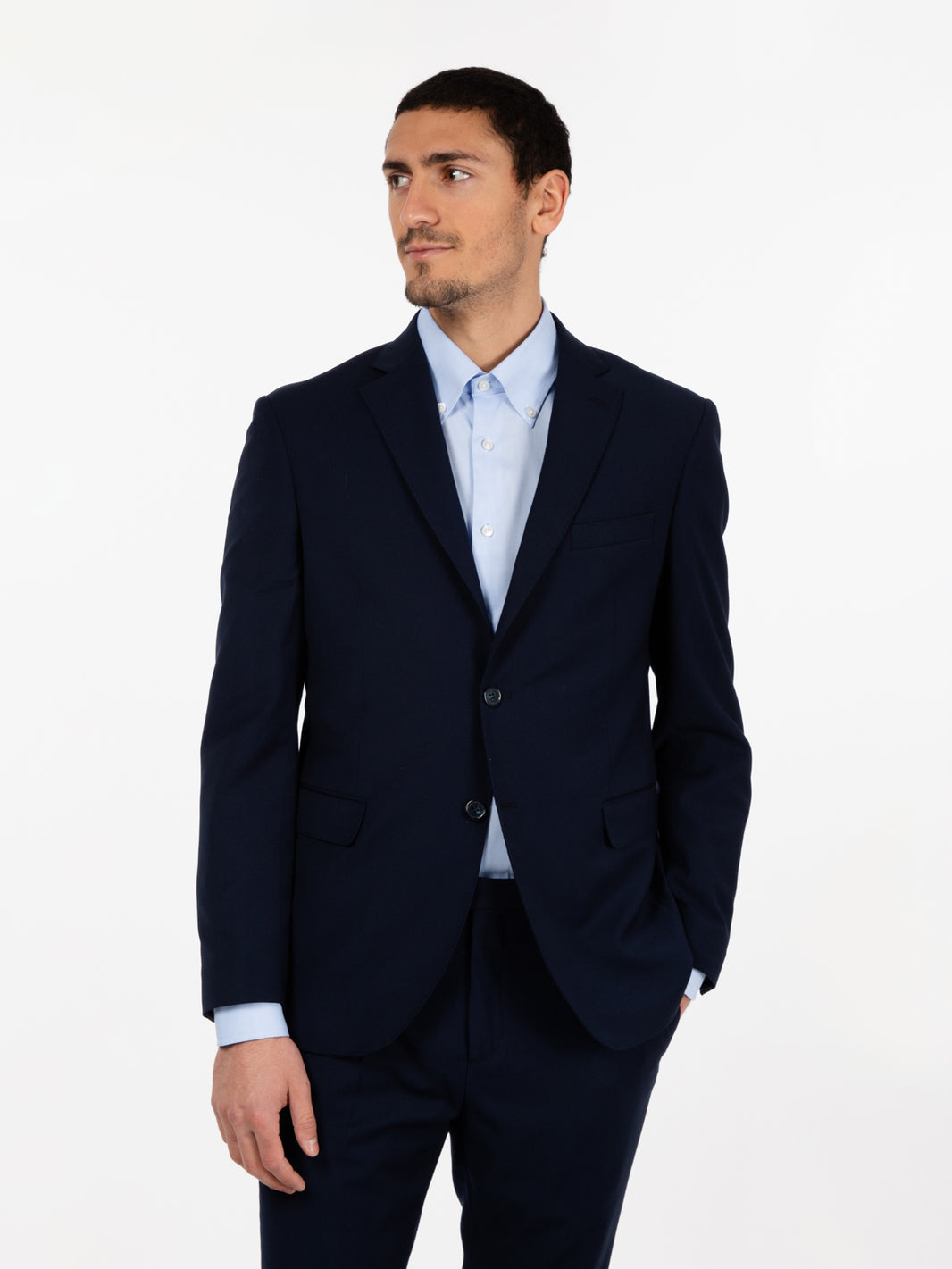 Dior/N navy single-breasted suit