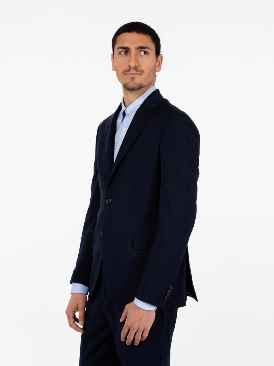 Dior/N navy single-breasted suit