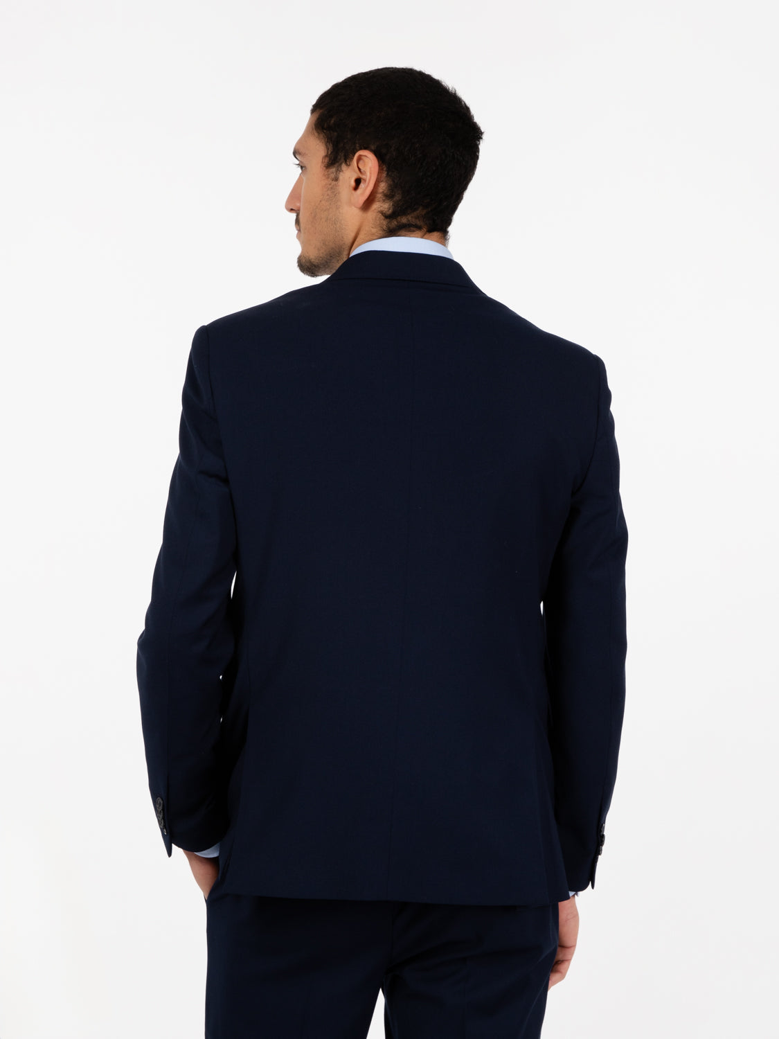 Dior/N navy single-breasted suit