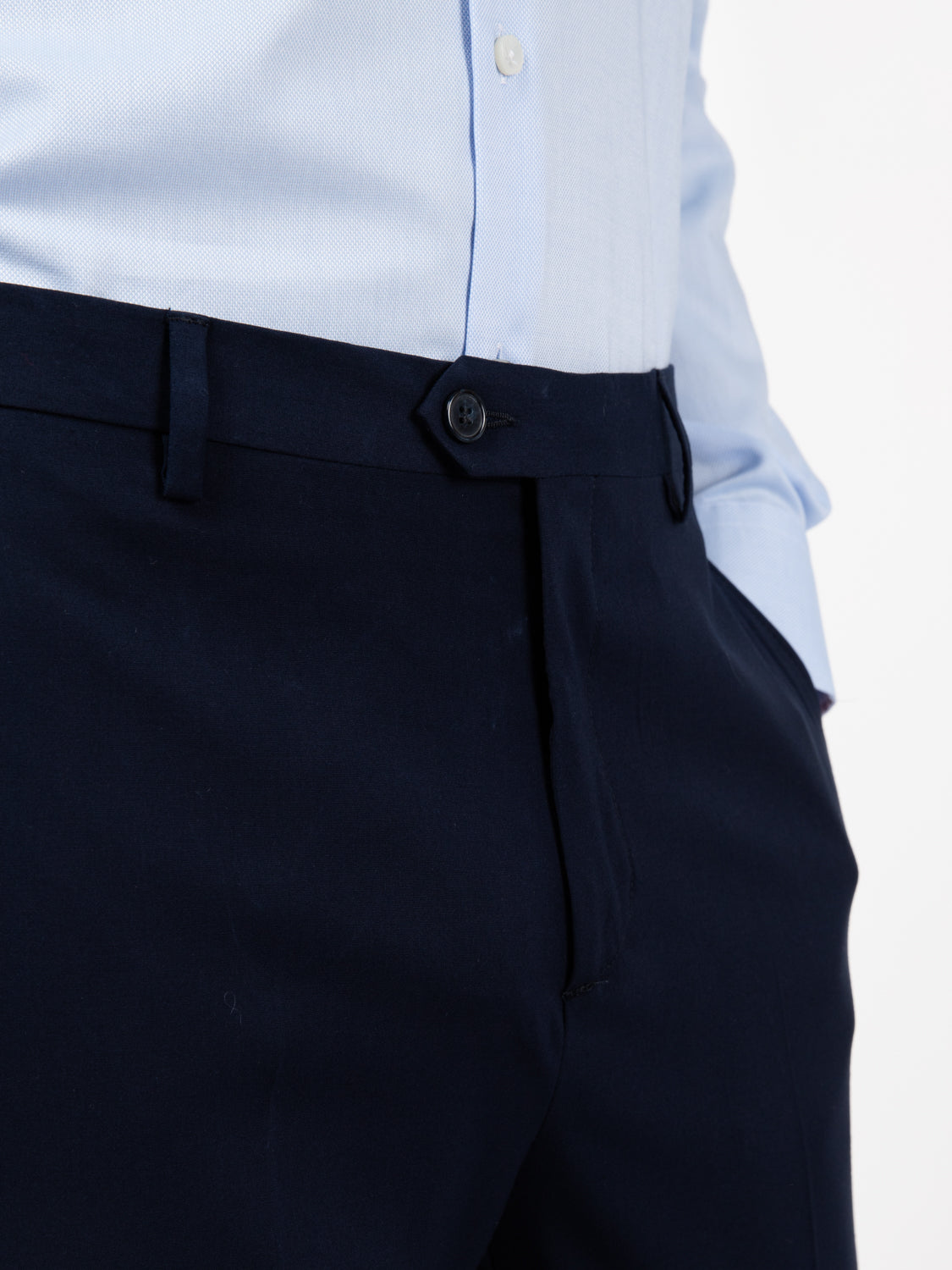 Dior/N navy single-breasted suit