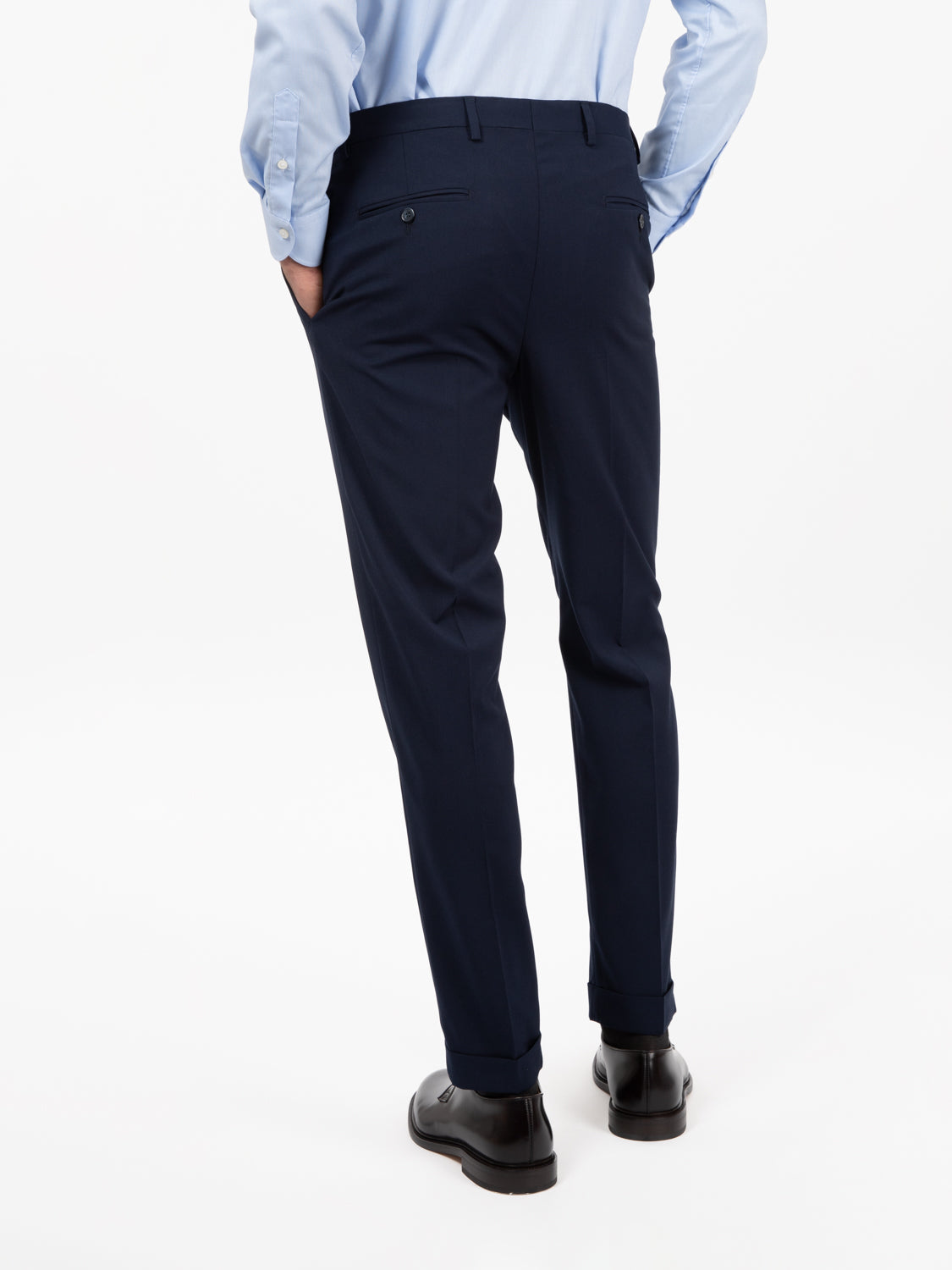 Dior/N navy single-breasted suit