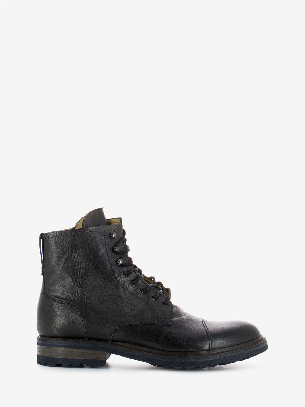 Dark brown leather amphibians