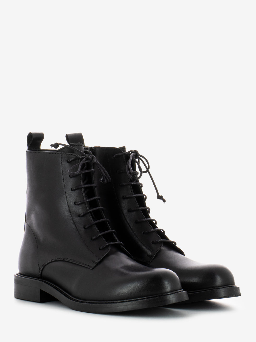 Kat black leather amphibians