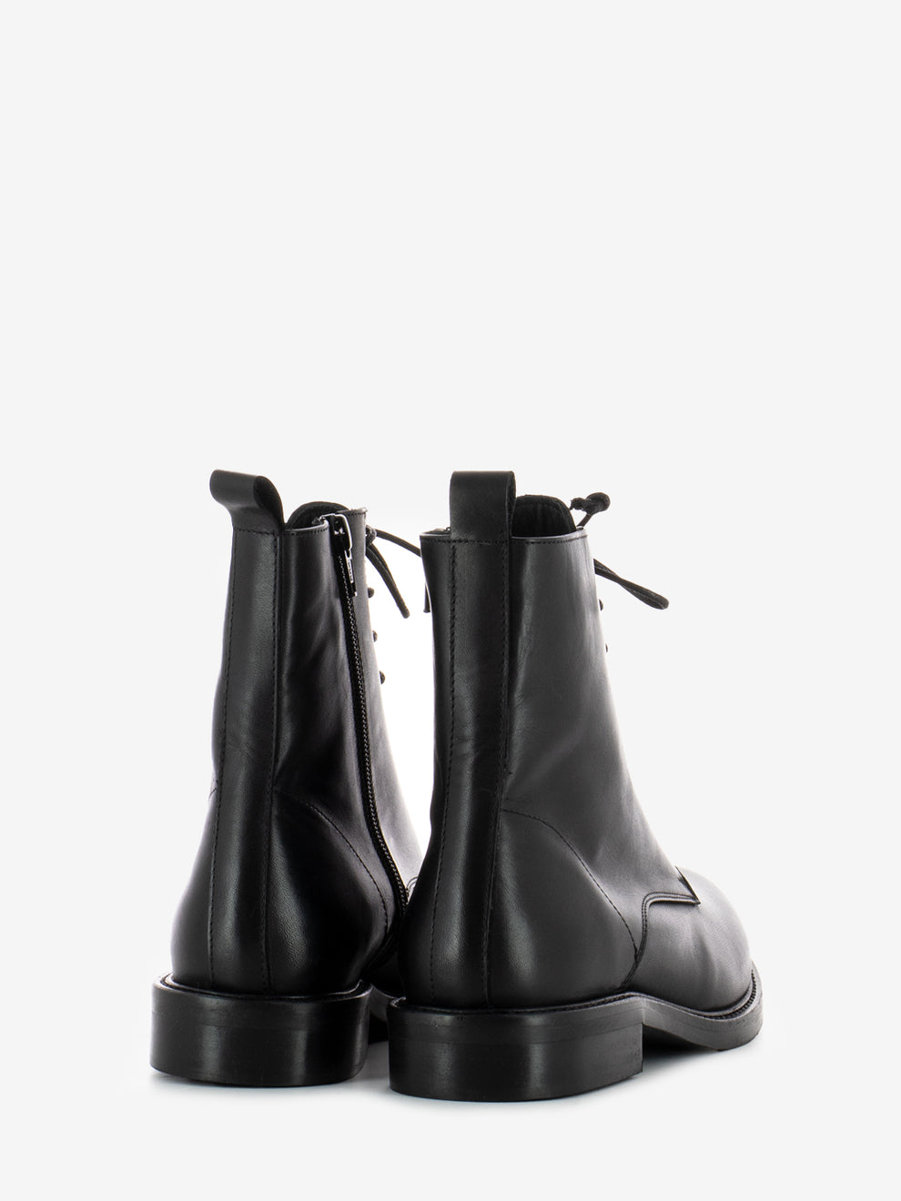 Anfibi Kat in pelle nero