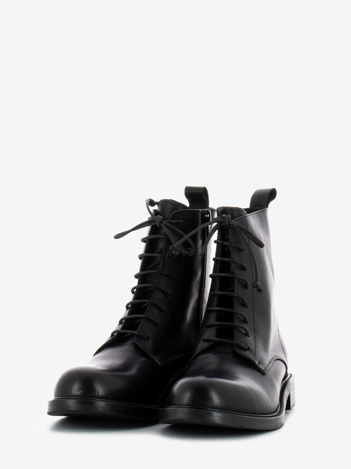 Anfibi Kat in pelle nero