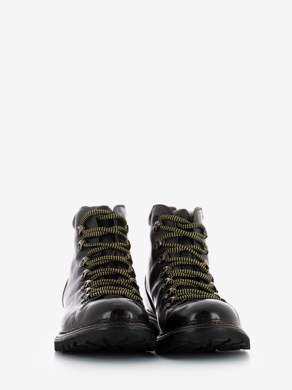 Anfibio con occhielli metallici cioccolato