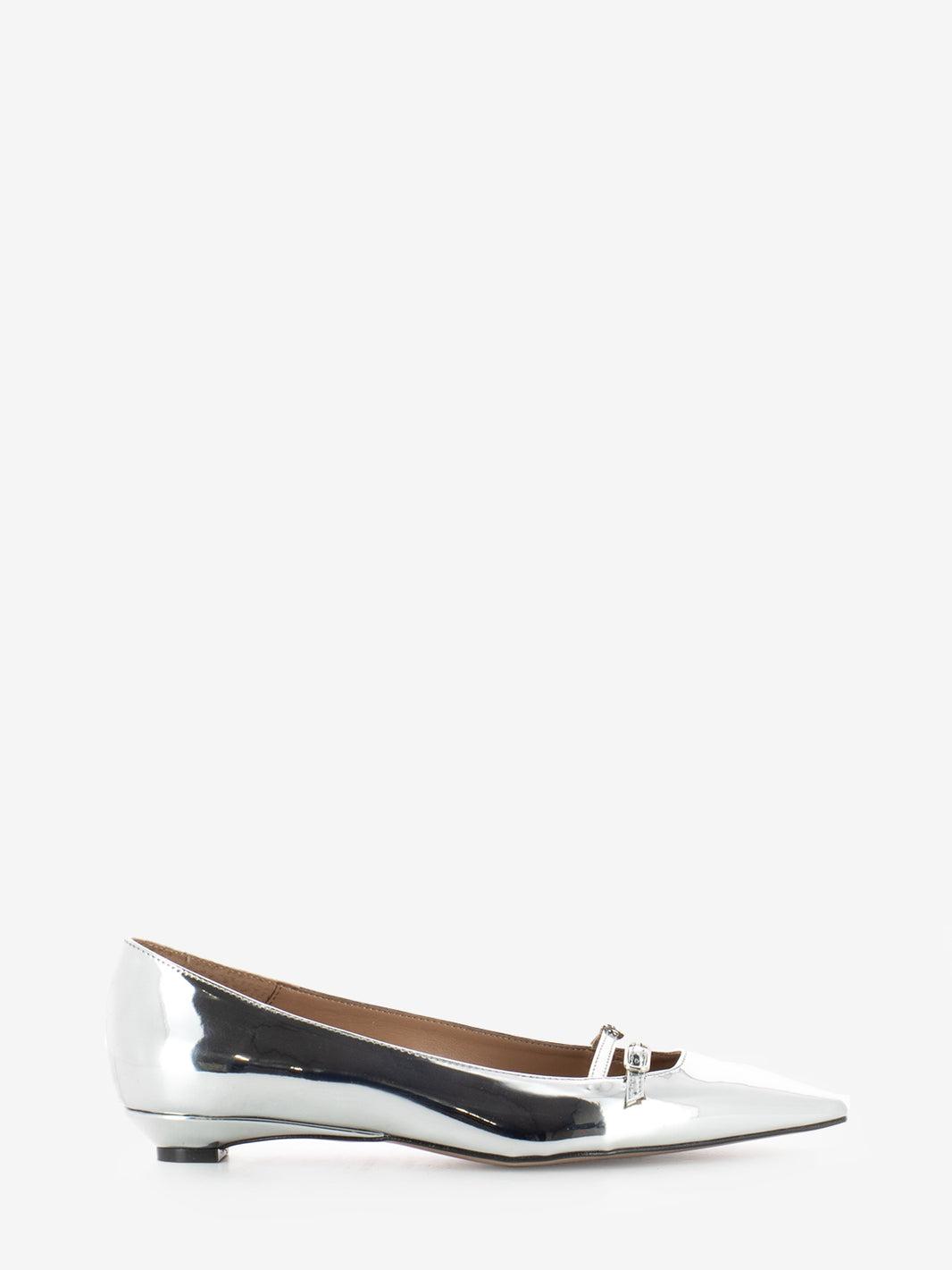 Ballerina with silver straps