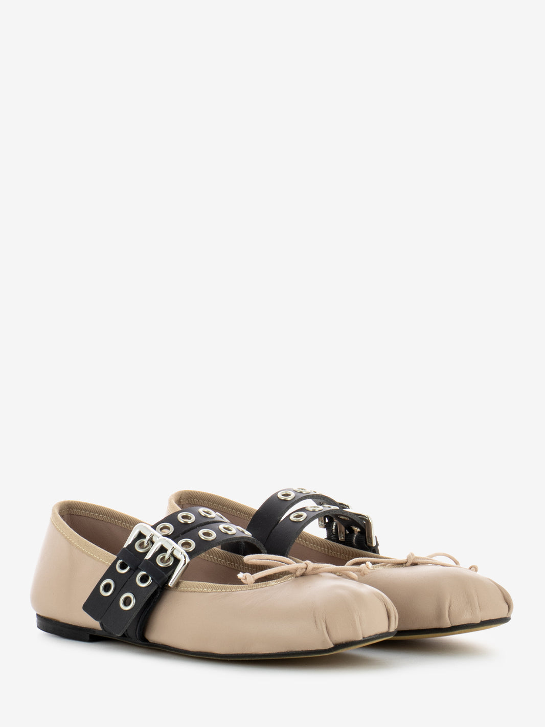 Ballerina with pink buckles