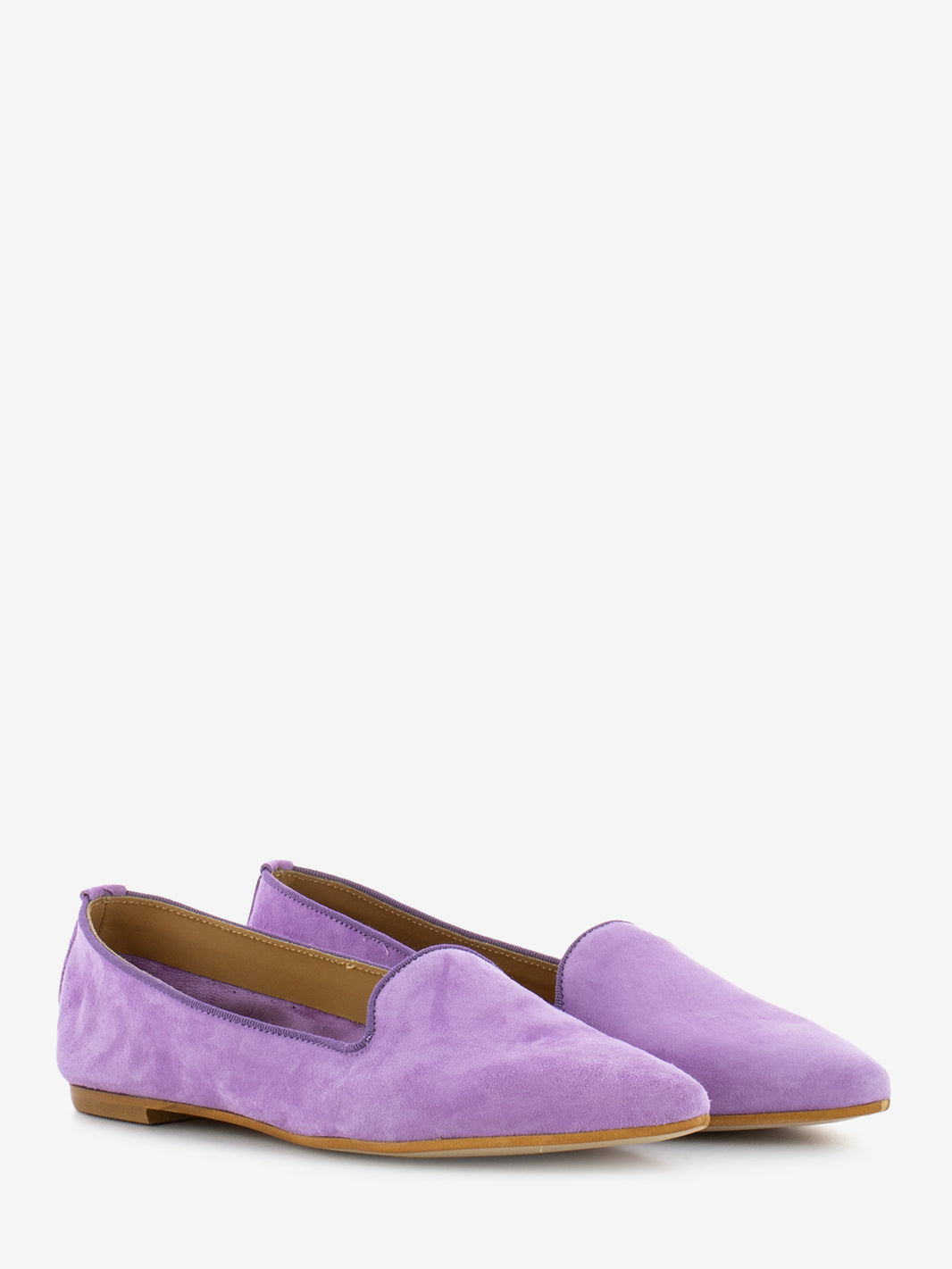 Bougainvillea suede ballerina