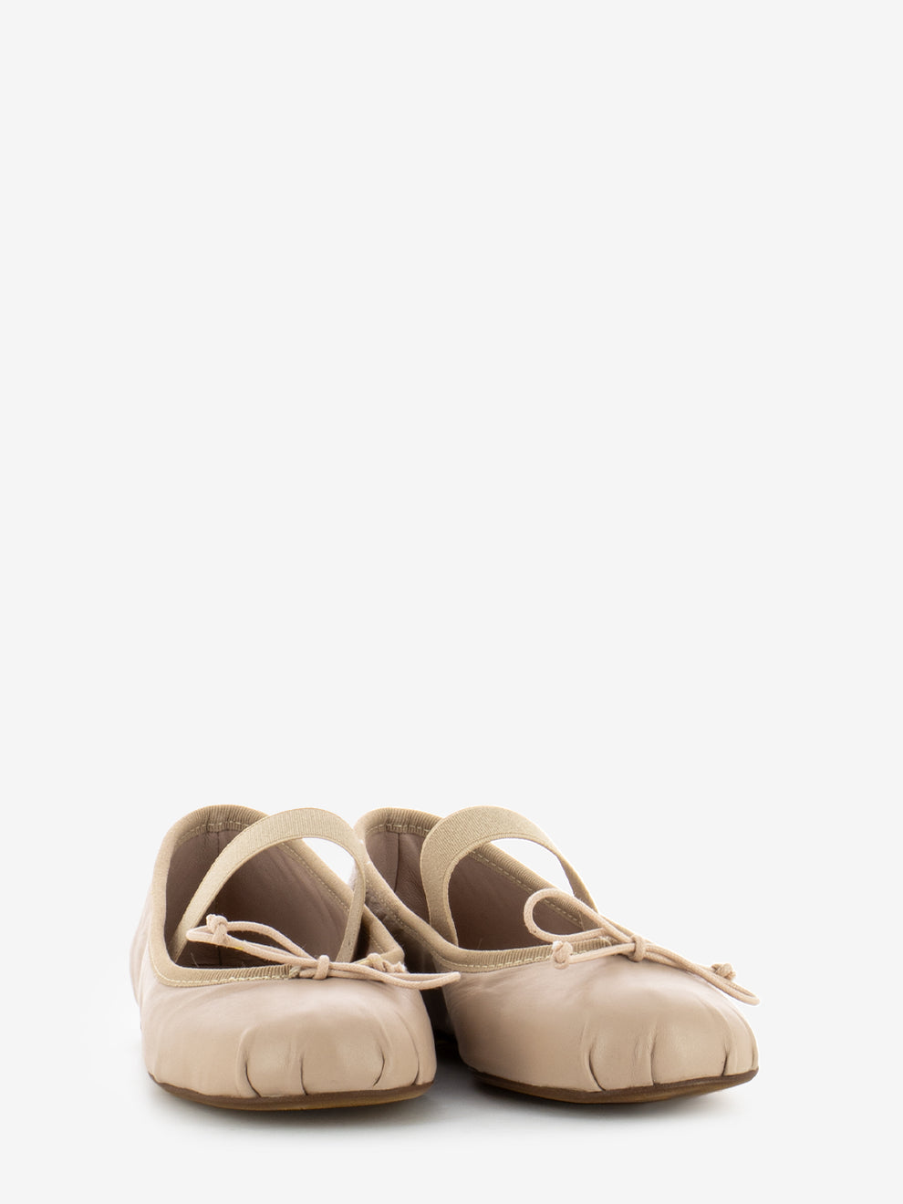 Ballerina nappa with flesh elastic