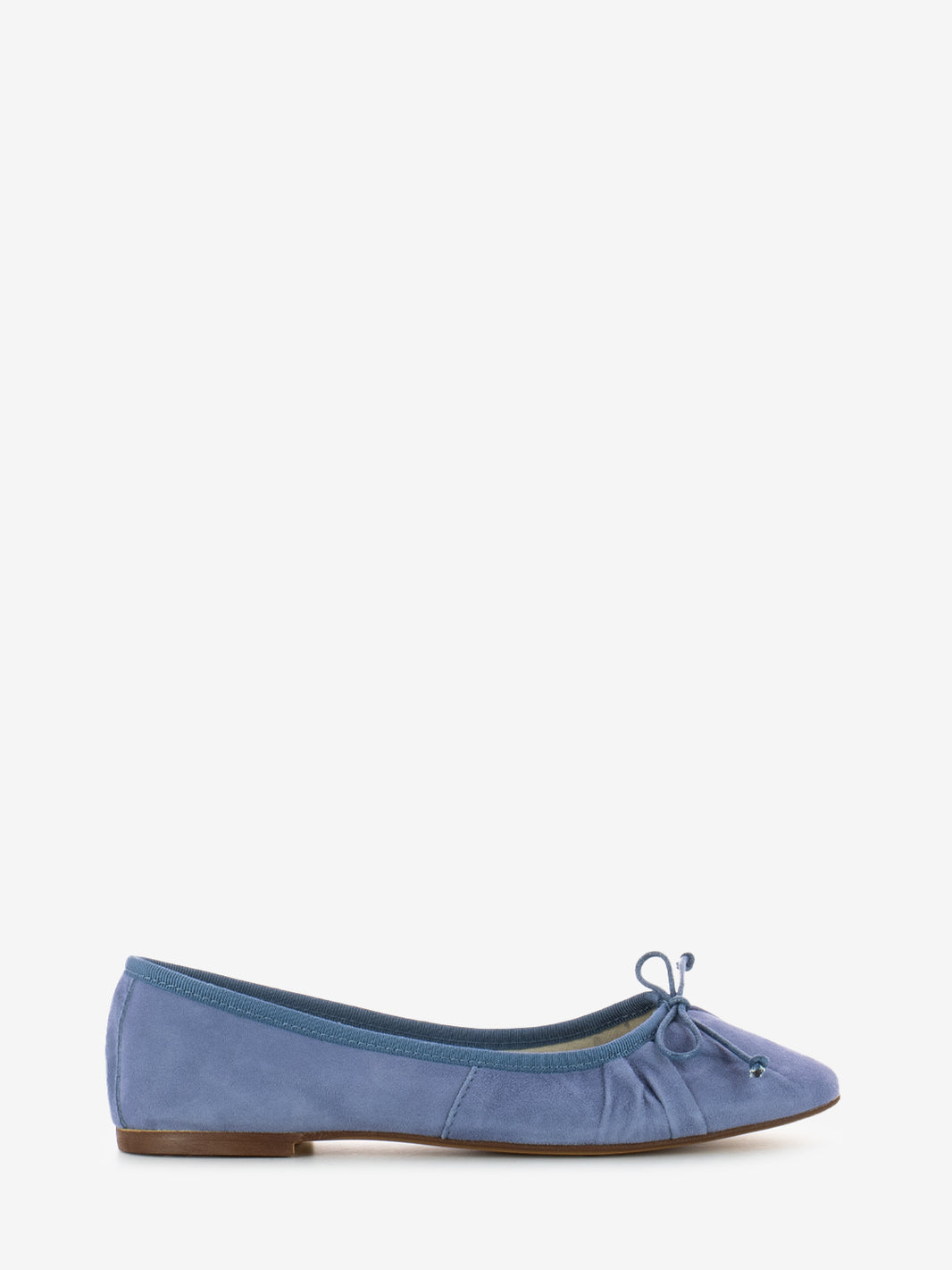 Suede jeans ballerina