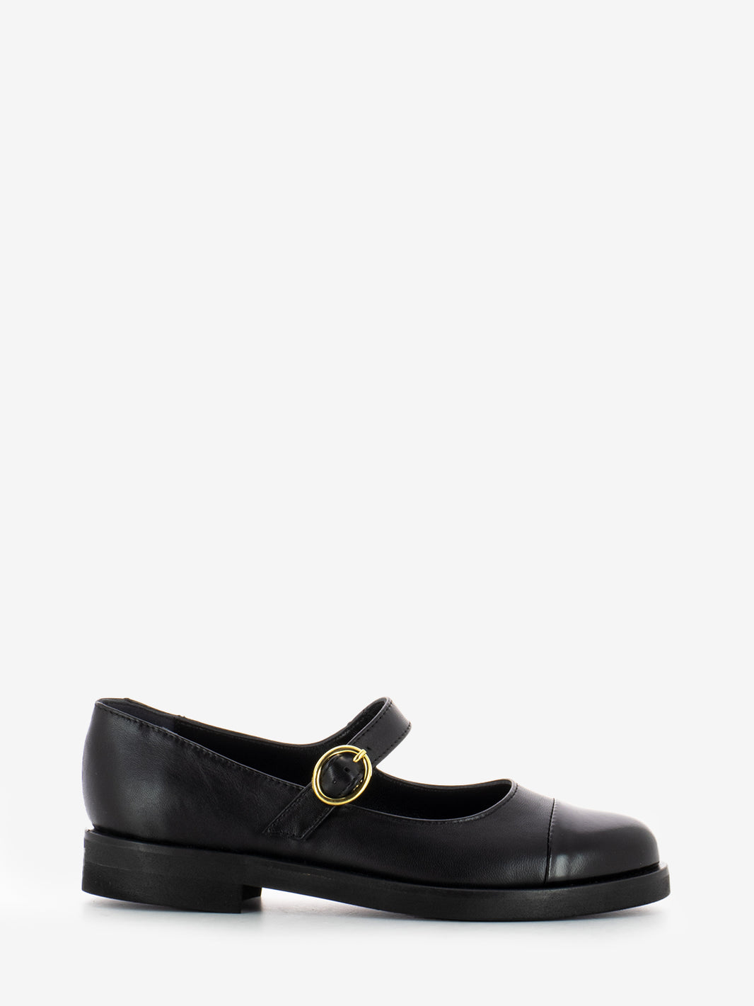 Black baby ballerinas with strap