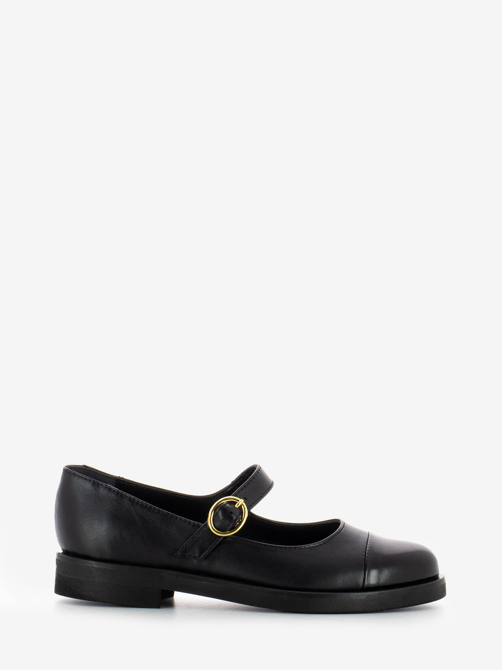 Black baby ballerinas with strap