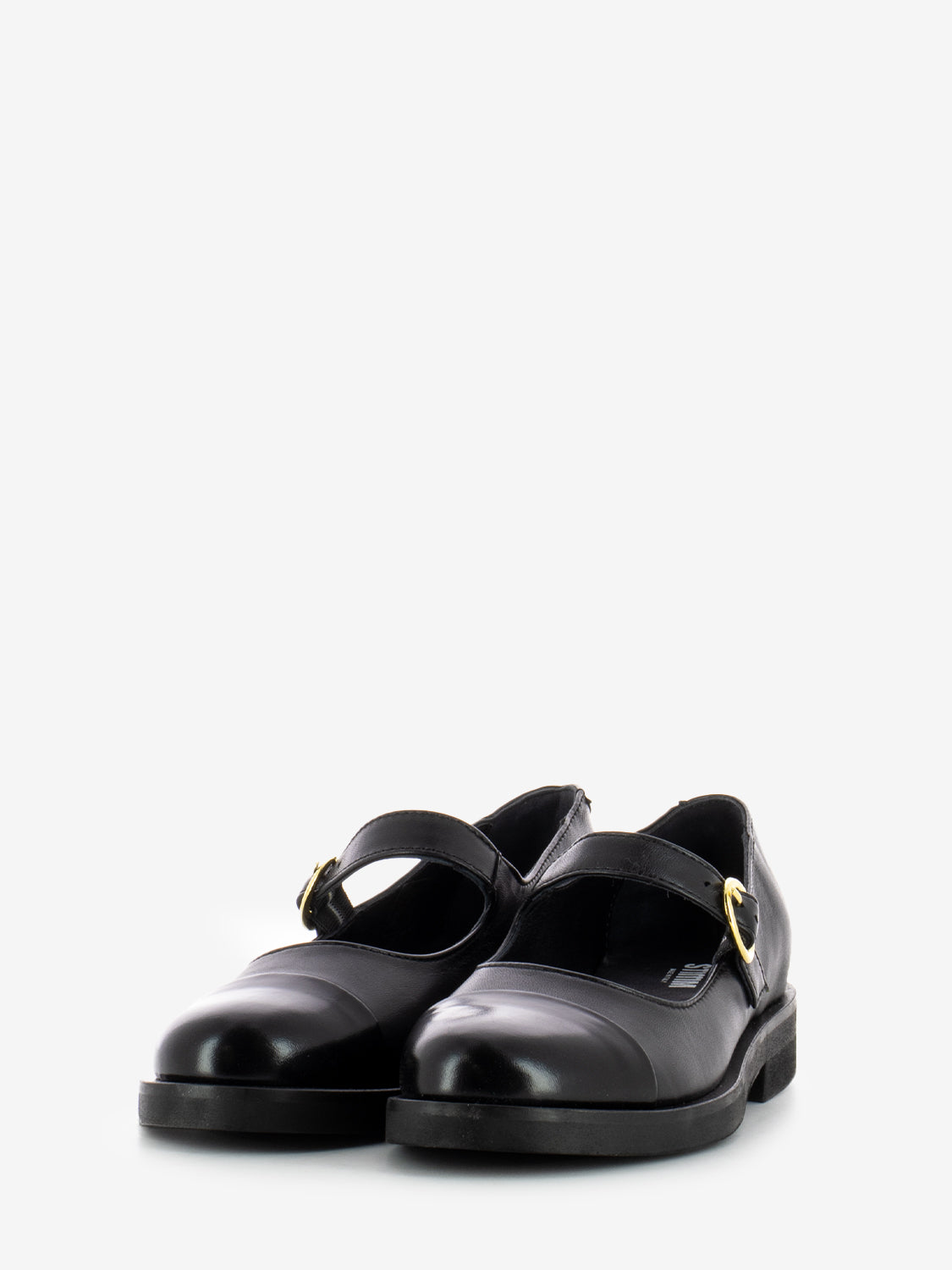 Black baby ballerinas with strap