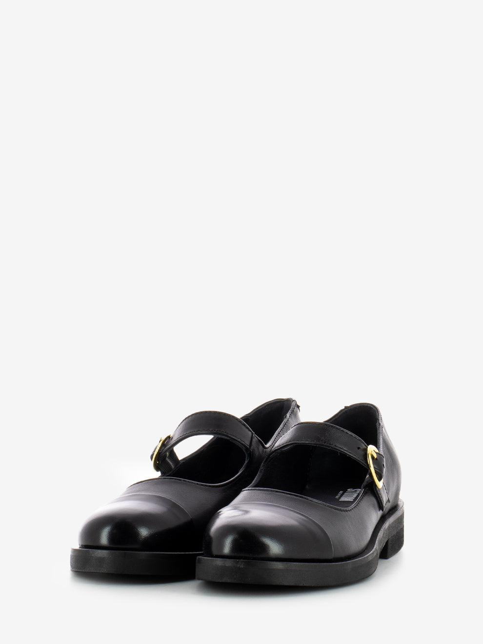 Black baby ballerinas with strap