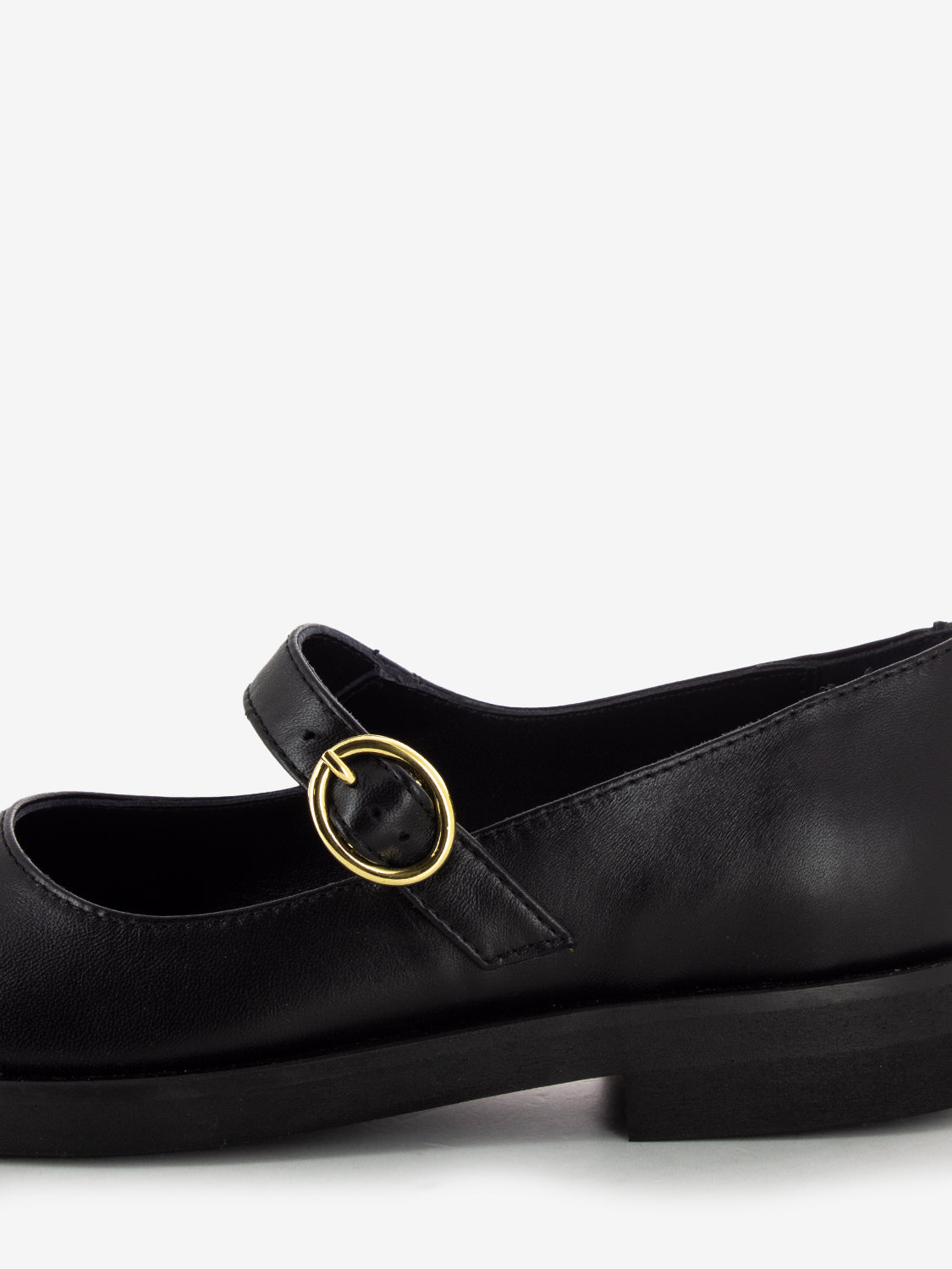 Black baby ballerinas with strap