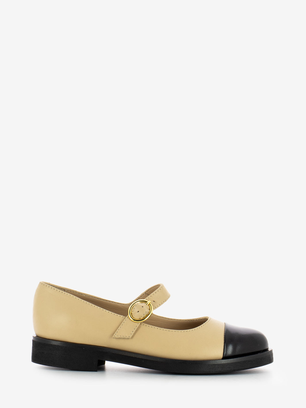Baby ballerinas with beige strap