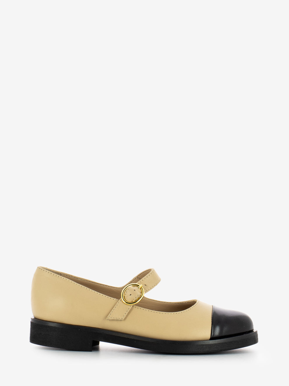 Baby ballerinas with beige strap