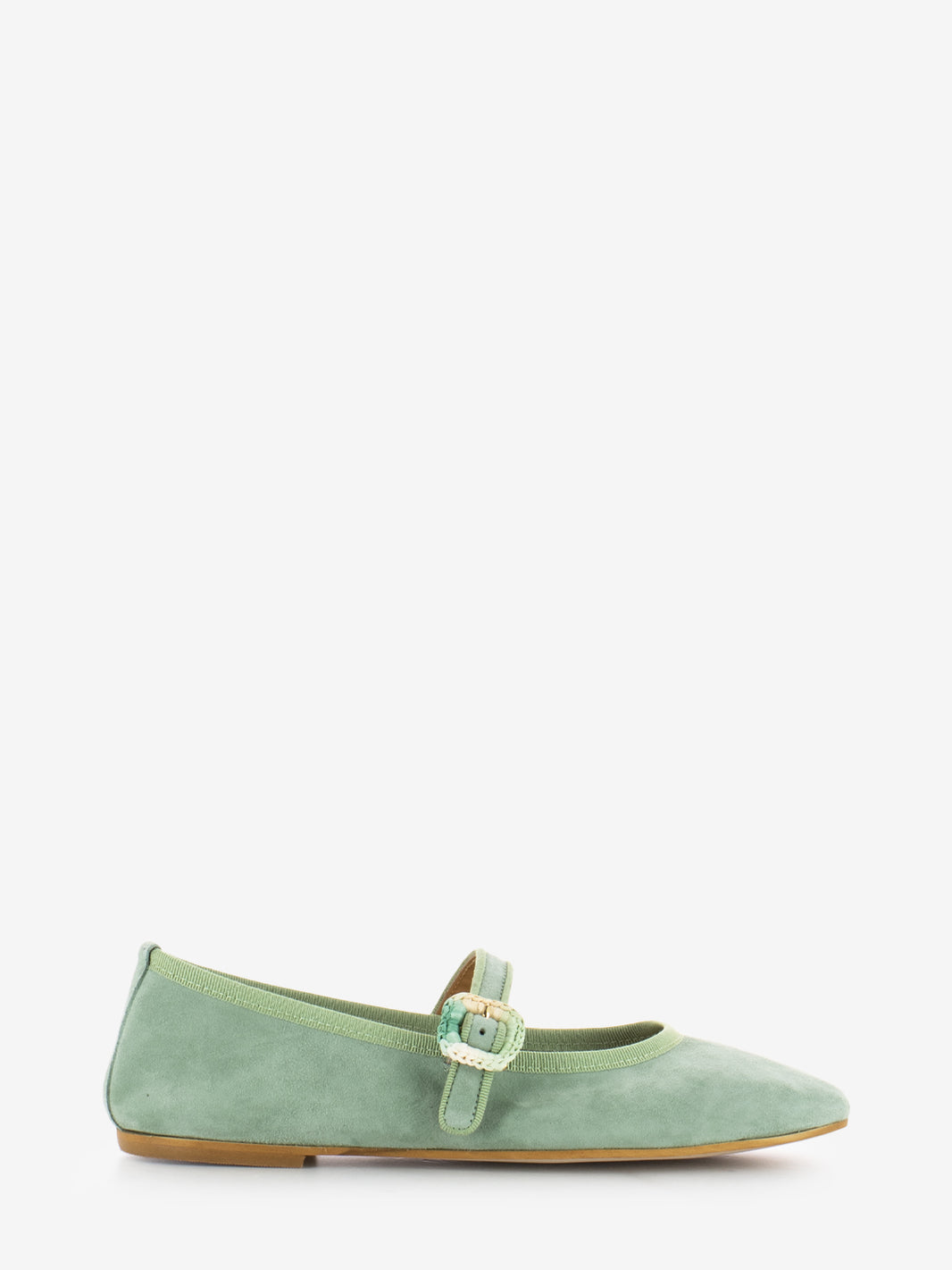 Sage strap ballerinas
