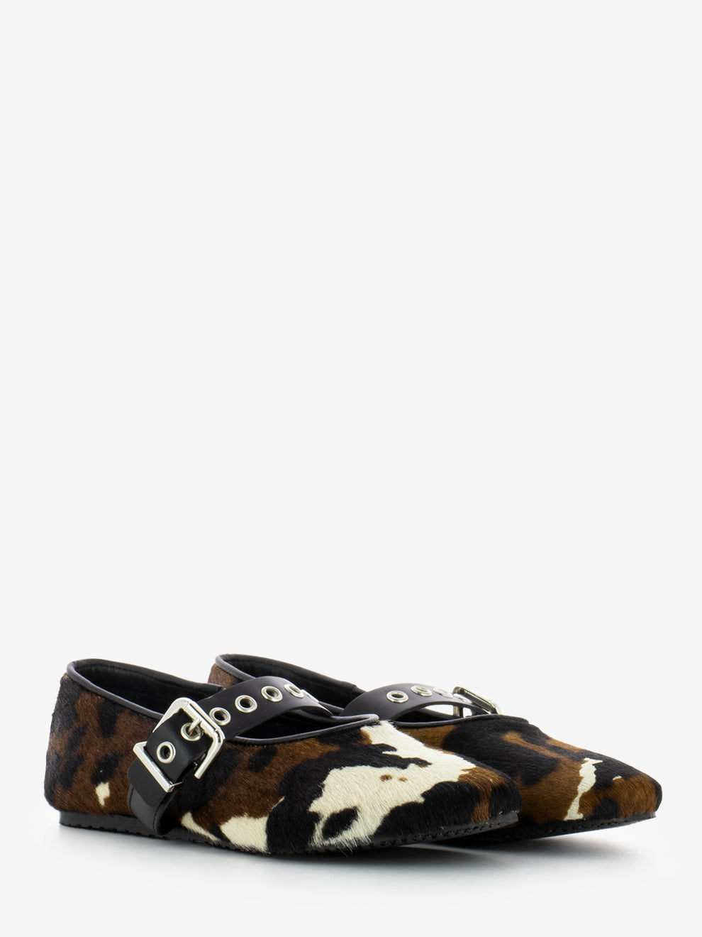 Ballerine in cavallino mucca