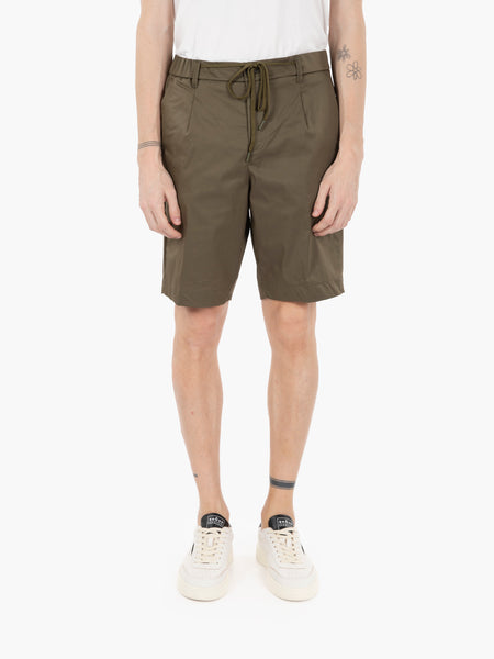 Bermuda con coulisse militare