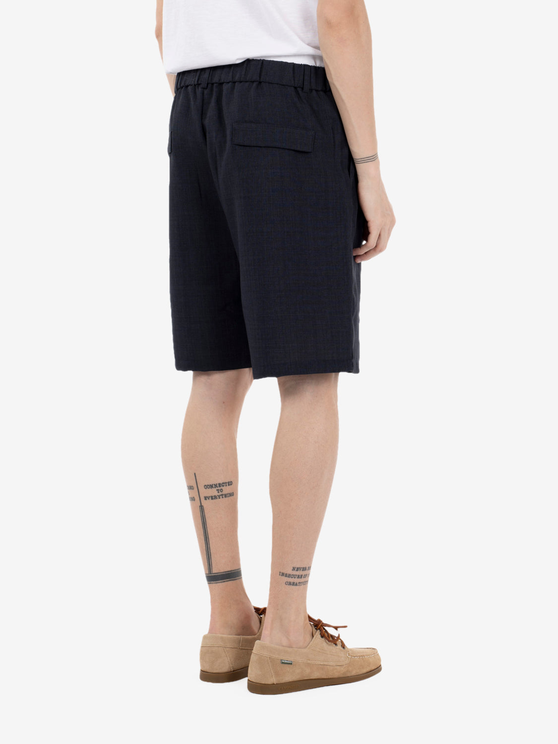 Bermuda con coulisse navy
