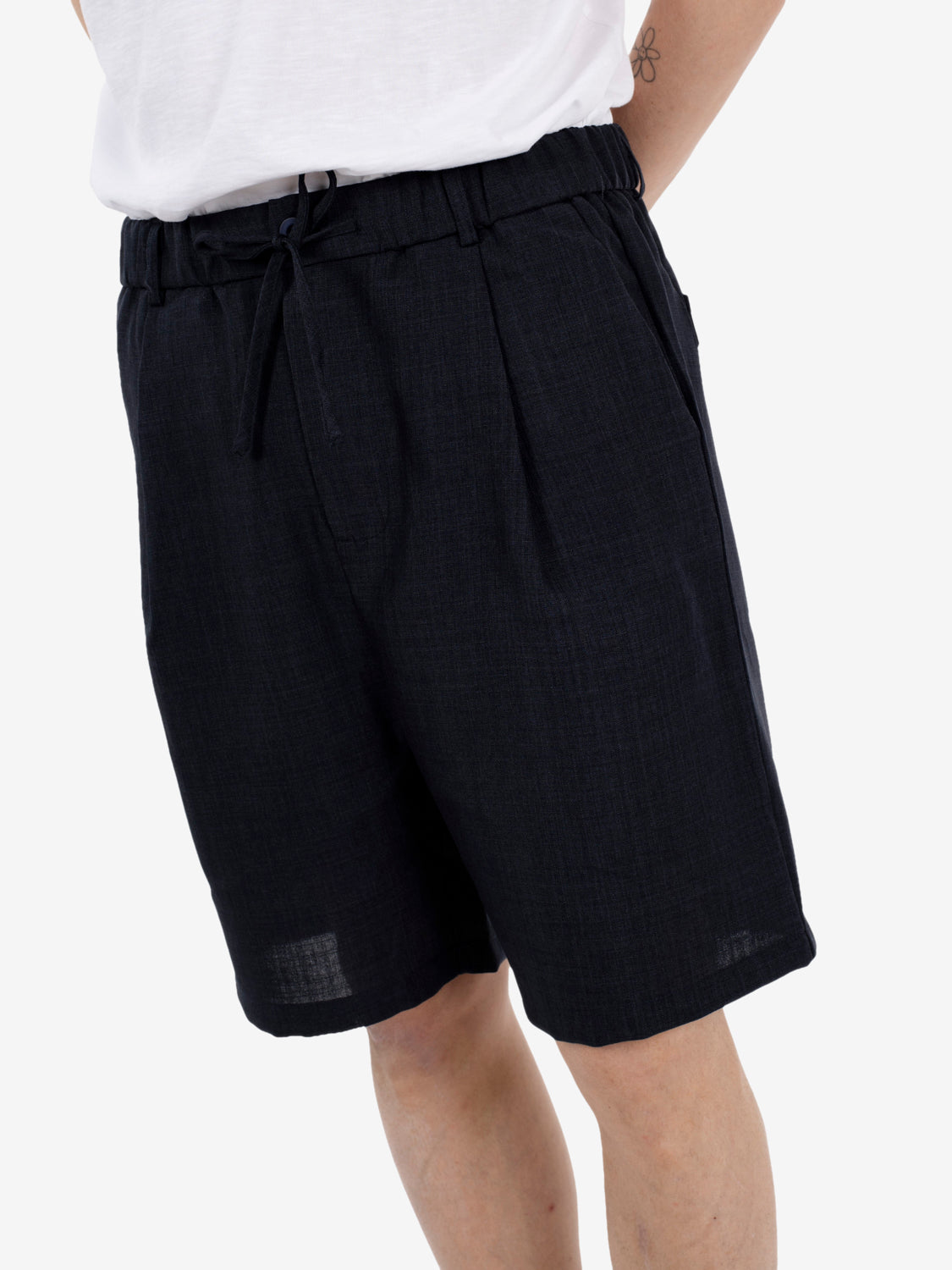 Bermuda con coulisse navy