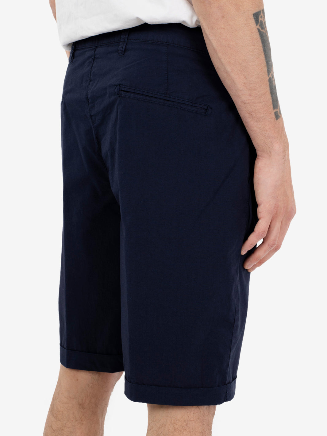 Bermuda con pinces Marte blu