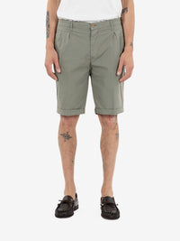 Sage Marte Bermuda shorts with pleats