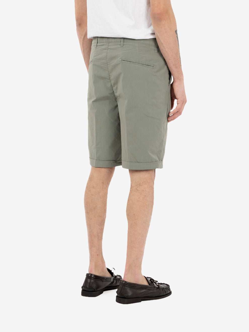 Sage Marte Bermuda shorts with pleats